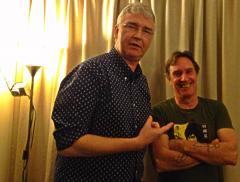 Steve James and Perry Martin